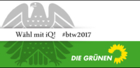 Banner iQ-Wahlprüfstein - Die Grünen © IQ