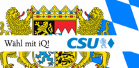 Landtagswahlen in Bayern - CSU