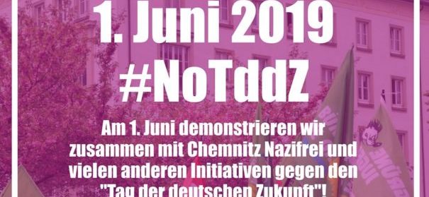 Demonstartion gegen Nazi-Aufmarsch Chemnitz (c)facebook, bearbeitet by iQ