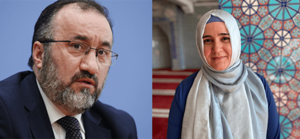 Burhan Kesici und Özlem Nas sprechen über das Gemeindeleben in Corona-Zeiten © AA/Privat, bearbeitet by iQ.