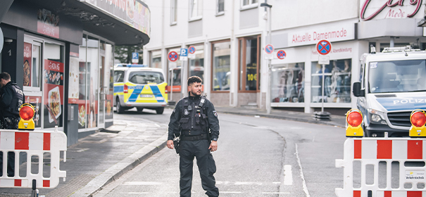 Messerangriff in Solingen © Anadolu Images, bearbeitet by iQ.